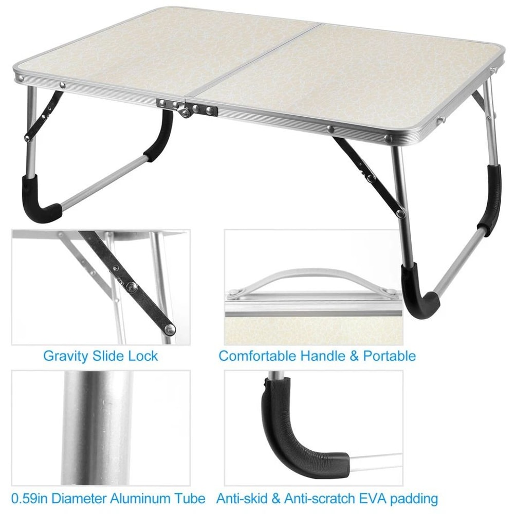 Foldable Laptop Desk Portable Notebook Stand For Bed Sofa And Floor SpaceSaving Computer Desk 7