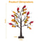 Lighted Maple Tree Warm White LED Beads Artificial Fall Tree For Thanksgiving Autumn Home Decor 9