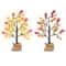 Lighted Maple Tree Warm White LED Beads Artificial Fall Tree For Thanksgiving Autumn Home Decor 1
