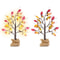 Lighted Maple Tree Warm White LED Beads Artificial Fall Tree For Thanksgiving Autumn Home Decor 1