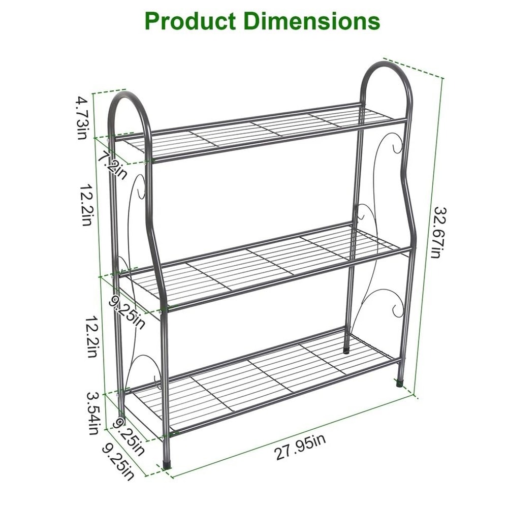 Planter Stand Flower Pot Organizer Utility Storage Rack Decorative Plant Display Shelf For Living R 9