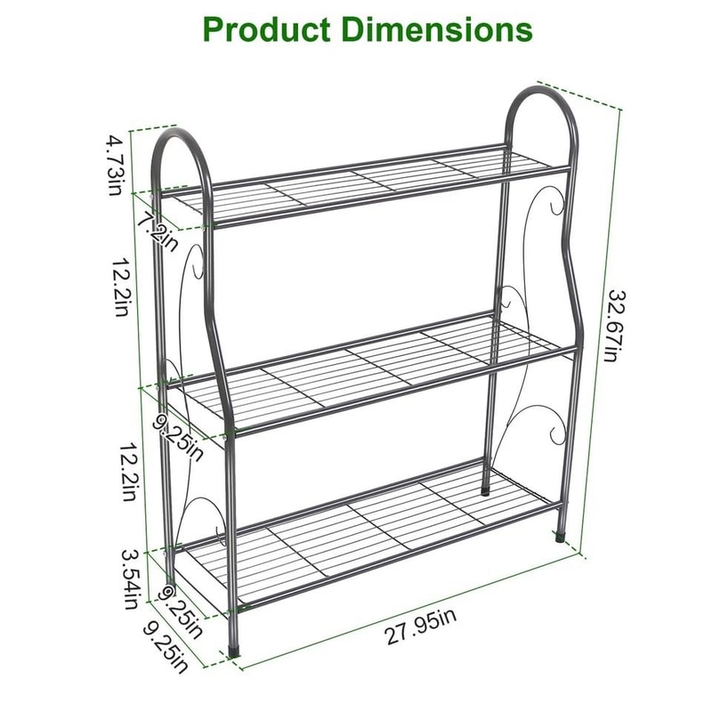 Planter Stand Flower Pot Organizer Utility Storage Rack Decorative Plant Display Shelf For Living R 9