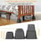 Stackable Lifter Set Adjustable Furniture Risers Bed Sofa Chair Height Boosters Durable Stable 8