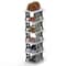 Vertical Shoe Rack Foldable Grey Shoe Storage Tier Narrow Shelf For Boots Flats High Heels Compact