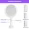Bug Zapper Mosquito Swatter Rotating Electric Bug Racket Safe Rechargeable Electric Zapper For Mosq 5
