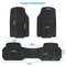 Universal Fit Heavy Duty Car Rubber Floor Mats All Weather Protection Durable PVC AntiSlip Trimmabl 6