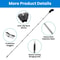 Extendable Gutter Cleaning Brush Telescoping Handle Rain Gutter Cleaner With AntiSlip Gloves 8