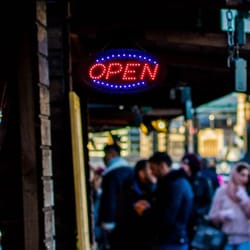 neon led open sign, ultra bright flashing motion display, animated business board for shops