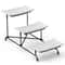 Heavy Duty Plastic Tier Serving Tray Display Stand Cake Tray Dessert Rack MultiPurpose Dinnerware H 1