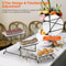 Heavy Duty Plastic Tier Serving Tray Display Stand Cake Tray Dessert Rack MultiPurpose Dinnerware H 10
