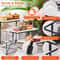 Heavy Duty Plastic Tier Serving Tray Display Stand Cake Tray Dessert Rack MultiPurpose Dinnerware H 11