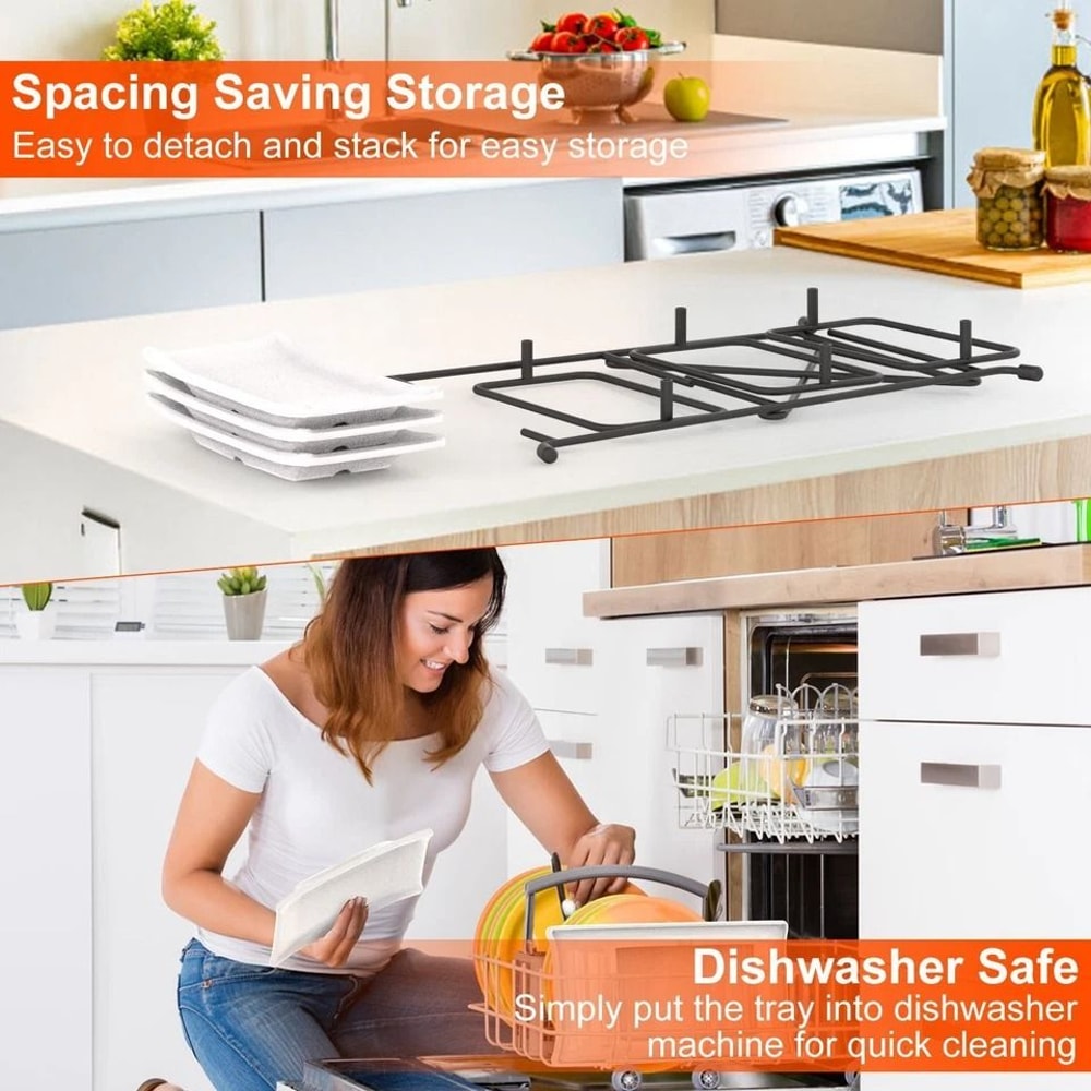 Heavy Duty Plastic Tier Serving Tray Display Stand Cake Tray Dessert Rack MultiPurpose Dinnerware H 9