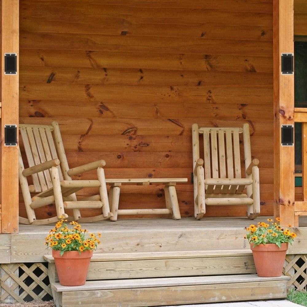 Solar Powered Wall Lights LED Sconce Outdoor Garden Waterproof Decor For Decks And Pathways 8