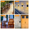 Solar Powered Wall Lights LED Sconce Outdoor Garden Waterproof Decor For Decks And Pathways 2