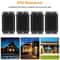 Solar Powered Wall Lights LED Sconce Outdoor Garden Waterproof Decor For Decks And Pathways 4
