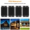 Solar Powered Wall Lights LED Sconce Outdoor Garden Waterproof Decor For Decks And Pathways 4