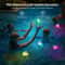 Waterproof Solar LED Floating Lights RGB Color Changing Garden Pool Pond Hanging Ball Lights Energy 9
