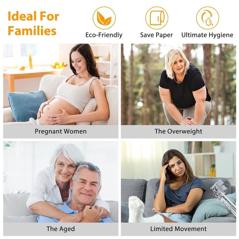 Water Bidet Sprayer NonElectric Bidet Attachment For Toilet Seat Feminine Posterior Mode For Maxim