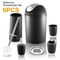 Bathroom Set Soap Dish Toilet Brush Toothbrush Holder Tumbler Trash Can For Modern Bathrooms 1