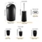 Bathroom Set Soap Dish Toilet Brush Toothbrush Holder Tumbler Trash Can For Modern Bathrooms 6