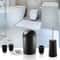 Bathroom Set Soap Dish Toilet Brush Toothbrush Holder Tumbler Trash Can For Modern Bathrooms 0