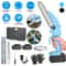 Cordless Electric Chainsaw Small BatteryPowered Chainsaw For Pruning Trees 8in Mini Chainsaw For Ya 4