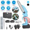 Cordless Electric Chainsaw Small BatteryPowered Chainsaw For Pruning Trees 8in Mini Chainsaw For Ya 4