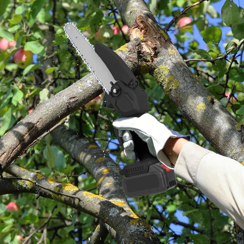 Cordless Electric Chainsaw Small BatteryPowered Chainsaw For Pruning Trees 8in Mini Chainsaw For Ya 3