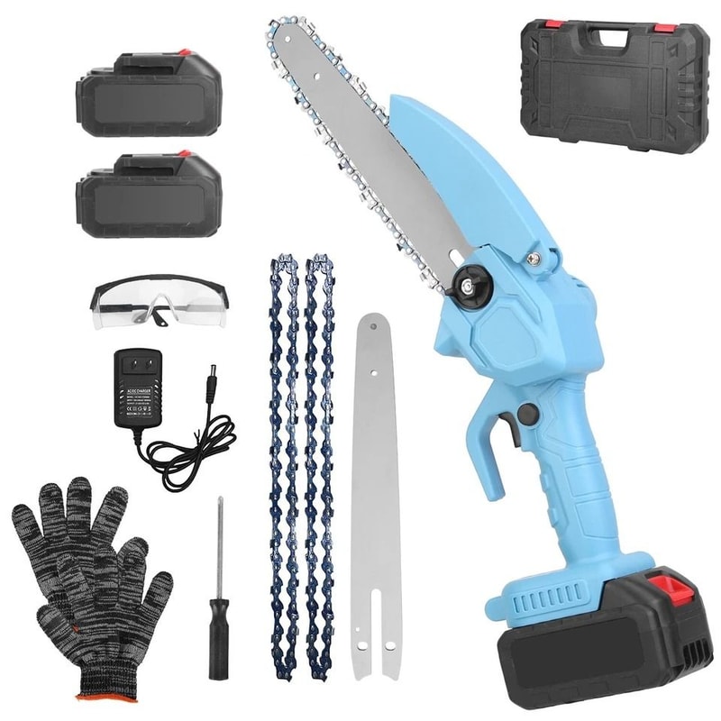 Cordless Electric Chainsaw Small BatteryPowered Chainsaw For Pruning Trees 8in Mini Chainsaw For Ya 10