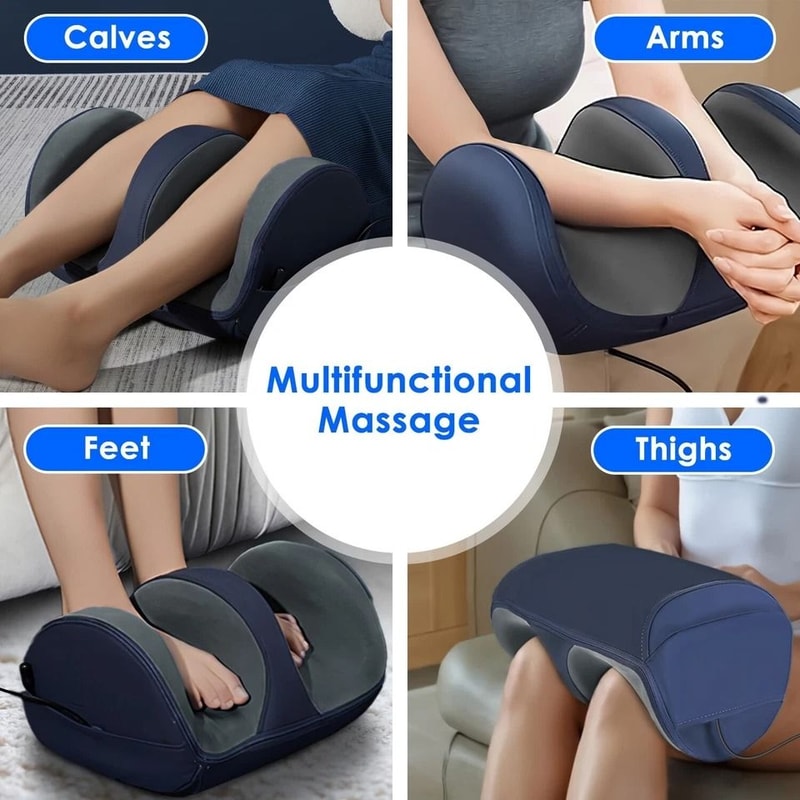 Shiatsu Foot And Calf Massager Machine Heated Leg Massager Thigh Arm Massager With Adjustable Inten 5