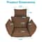 Hanging Basket Seat Cushion Thicken Egg Chair Cushion Pad Soft Chair Mat Comfortable Home Outdoor C 6