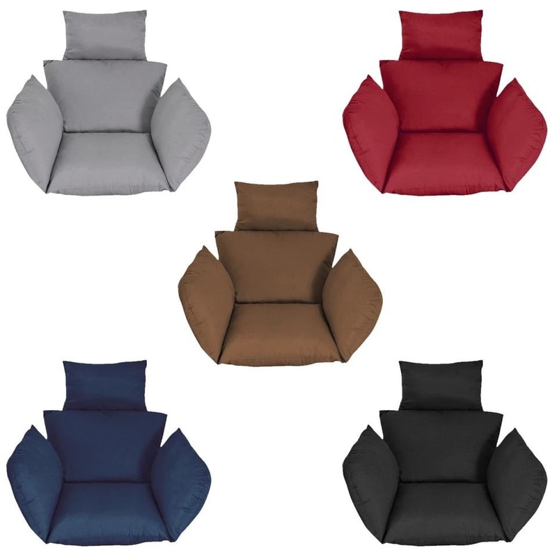 Hanging Basket Seat Cushion Thicken Egg Chair Cushion Pad Soft Chair Mat Comfortable Home Outdoor C 12