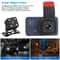 GPS WiFi Dual Lens Dash Cam Car DVR Camera With Night Vision Emergency Accident Lock Parking Monito