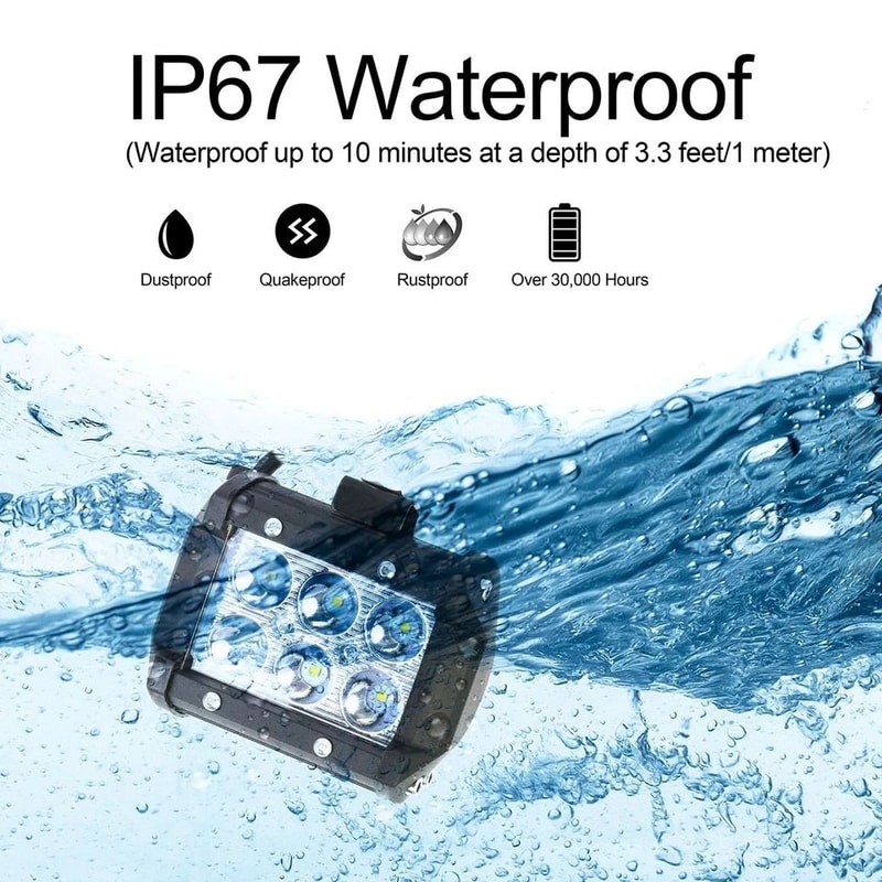 LED Spot Light OffRoad LED Fog Light Reverse Cube Pods Waterproof Lumens HighPerformance 10