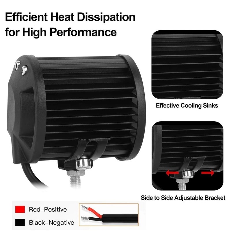 LED Spot Light OffRoad LED Fog Light Reverse Cube Pods Waterproof Lumens HighPerformance 5