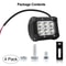 LED Spot Light OffRoad LED Fog Light Reverse Cube Pods Waterproof Lumens HighPerformance 6