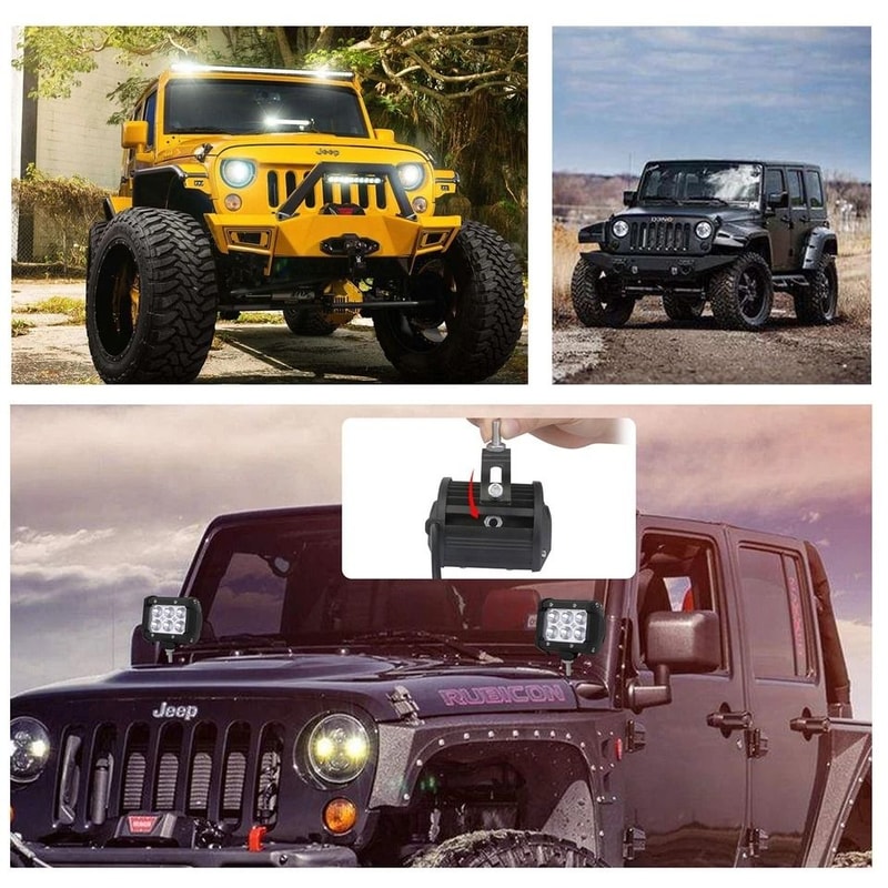 LED Spot Light OffRoad LED Fog Light Reverse Cube Pods Waterproof Lumens HighPerformance 8