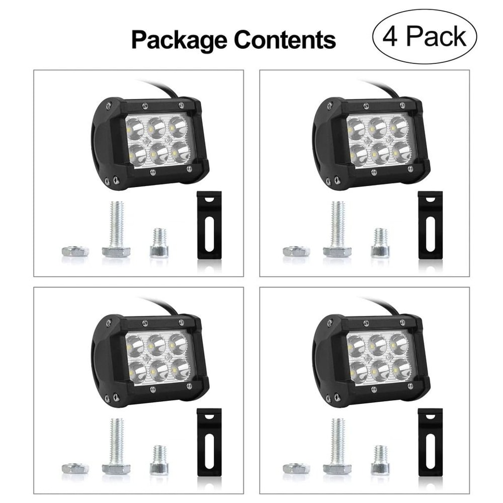 LED Spot Light OffRoad LED Fog Light Reverse Cube Pods Waterproof Lumens HighPerformance 11