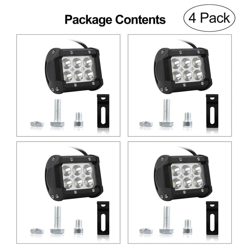 LED Spot Light OffRoad LED Fog Light Reverse Cube Pods Waterproof Lumens HighPerformance 11