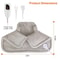Electric Heating Wrap For Neck And Shoulders Microfiber Heating Pad For Pain Relief Flexible And Co 7