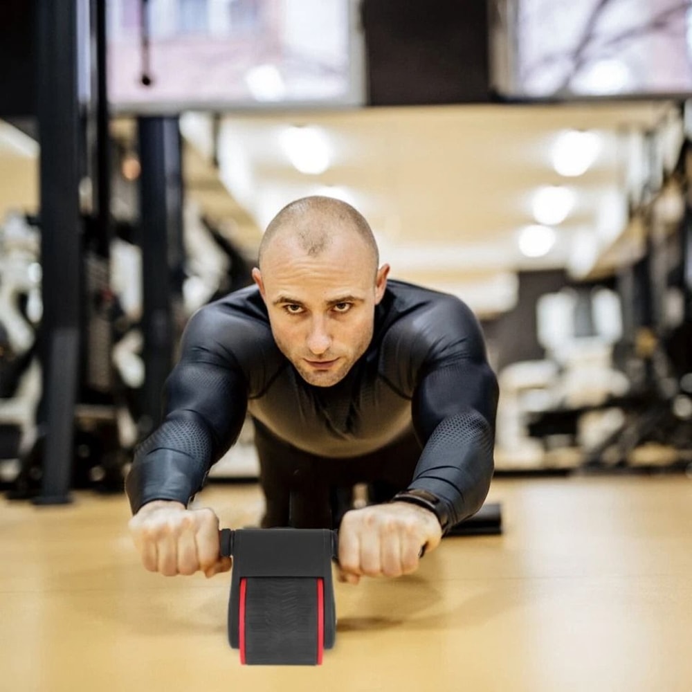 Automatic Rebound Abdominal Wheel AntiSlip Ab Exercise Machine Core Strength Trainer For Men And Wo 6