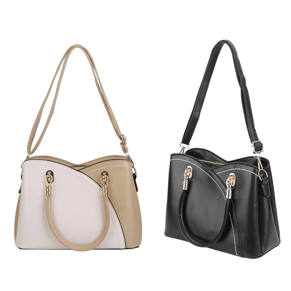 Women PU Leather Tote Satchel Purse Crossbody Shoulder Messenger Handbags With Adjustable Strap 8