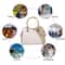 Women PU Leather Tote Satchel Purse Crossbody Shoulder Messenger Handbags With Adjustable Strap 12