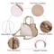 Women PU Leather Tote Satchel Purse Crossbody Shoulder Messenger Handbags With Adjustable Strap 14