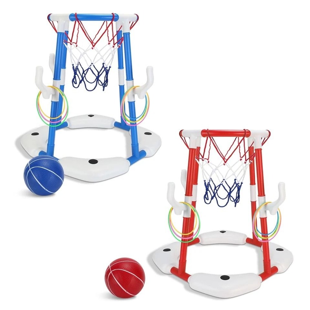 Pool Basketball Toy Set Summer Poolside Toy For Water Play Basketball Hoop For Kids Perfect For Bac 7