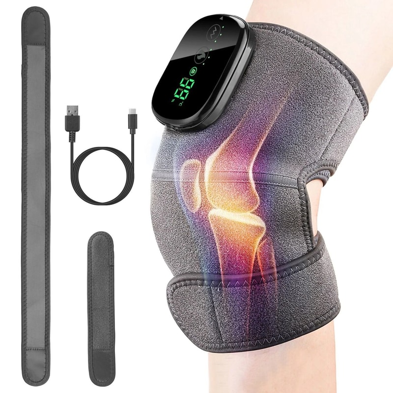 Heated Vibration Massager Wrap For Knee Shoulder Elbow Pain Relief Levels Heating 1