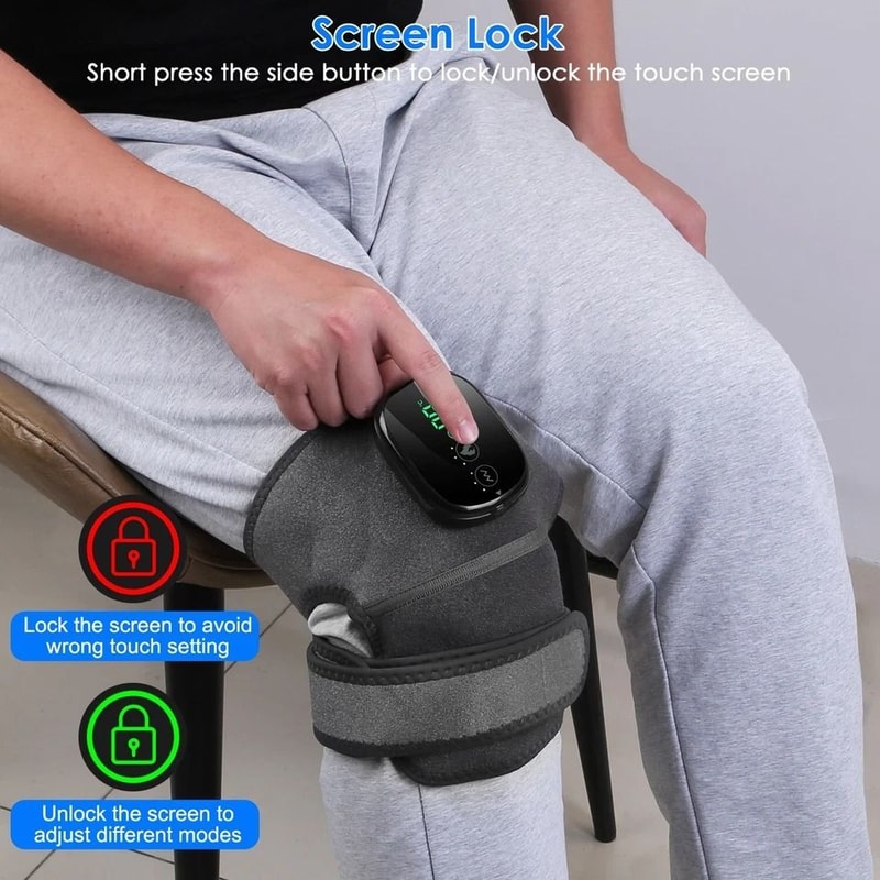 Heated Vibration Massager Wrap For Knee Shoulder Elbow Pain Relief Levels Heating 7