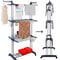 Folding Drying Rack Tier Laundry Organizer With Mobile Stand Clothes Dryer Hanger SpaceSaving Desig 0