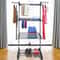 Folding Drying Rack Tier Laundry Organizer With Mobile Stand Clothes Dryer Hanger SpaceSaving Desig 8