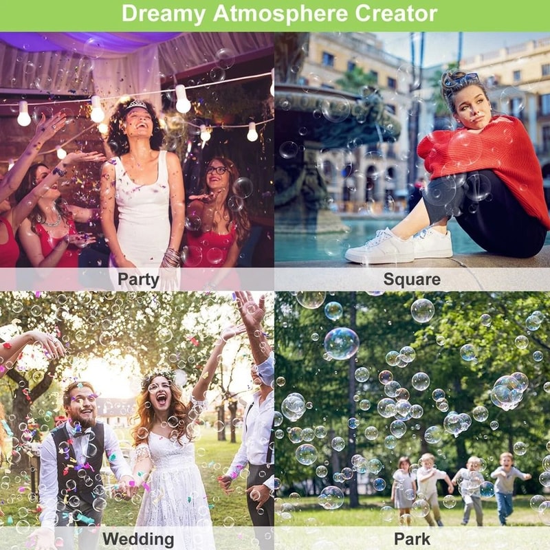 Automatic Bubble Machine For Kids DJ Disco Party Stage Wedding Kids Birthday 6